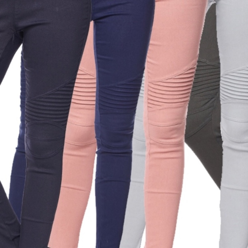 Plus Size Black Moto Jeggings - Picture 2 of 4